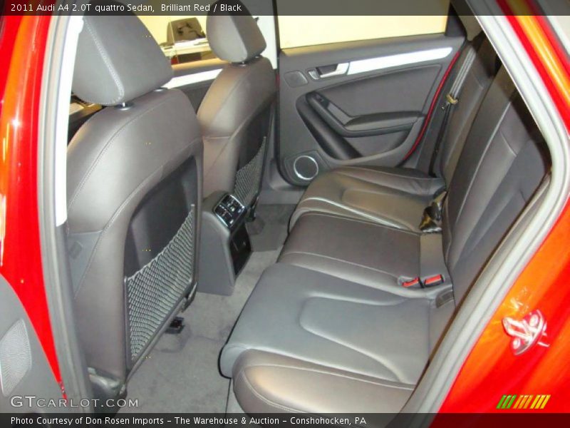 Brilliant Red / Black 2011 Audi A4 2.0T quattro Sedan