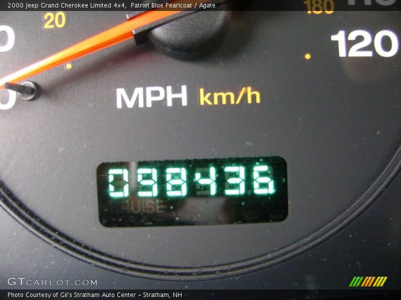 Patriot Blue Pearlcoat / Agate 2000 Jeep Grand Cherokee Limited 4x4