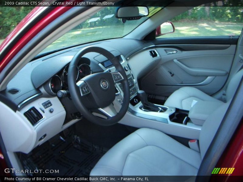 Crystal Red / Light Titanium/Ebony 2009 Cadillac CTS Sedan