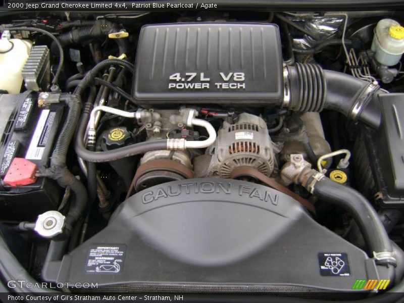 Patriot Blue Pearlcoat / Agate 2000 Jeep Grand Cherokee Limited 4x4