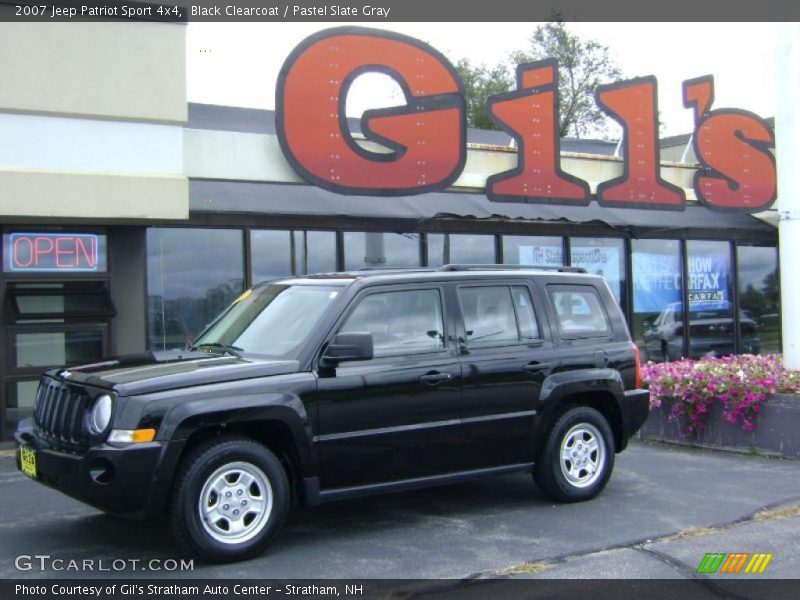 Black Clearcoat / Pastel Slate Gray 2007 Jeep Patriot Sport 4x4