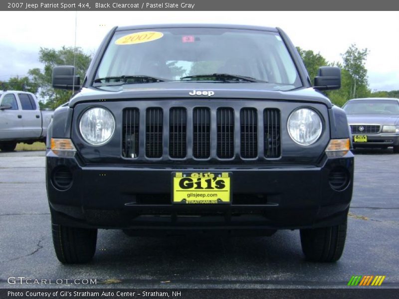 Black Clearcoat / Pastel Slate Gray 2007 Jeep Patriot Sport 4x4