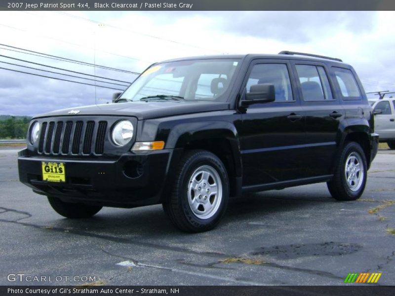 Black Clearcoat / Pastel Slate Gray 2007 Jeep Patriot Sport 4x4