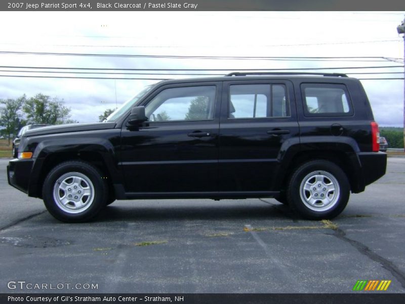 Black Clearcoat / Pastel Slate Gray 2007 Jeep Patriot Sport 4x4