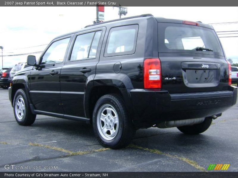 Black Clearcoat / Pastel Slate Gray 2007 Jeep Patriot Sport 4x4
