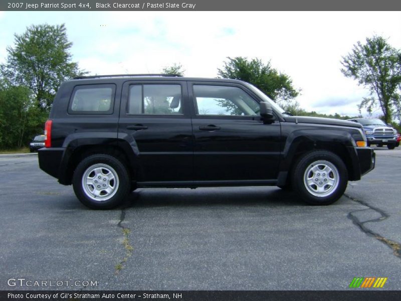 Black Clearcoat / Pastel Slate Gray 2007 Jeep Patriot Sport 4x4