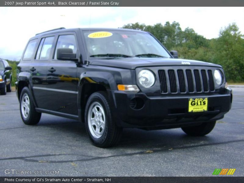 Black Clearcoat / Pastel Slate Gray 2007 Jeep Patriot Sport 4x4