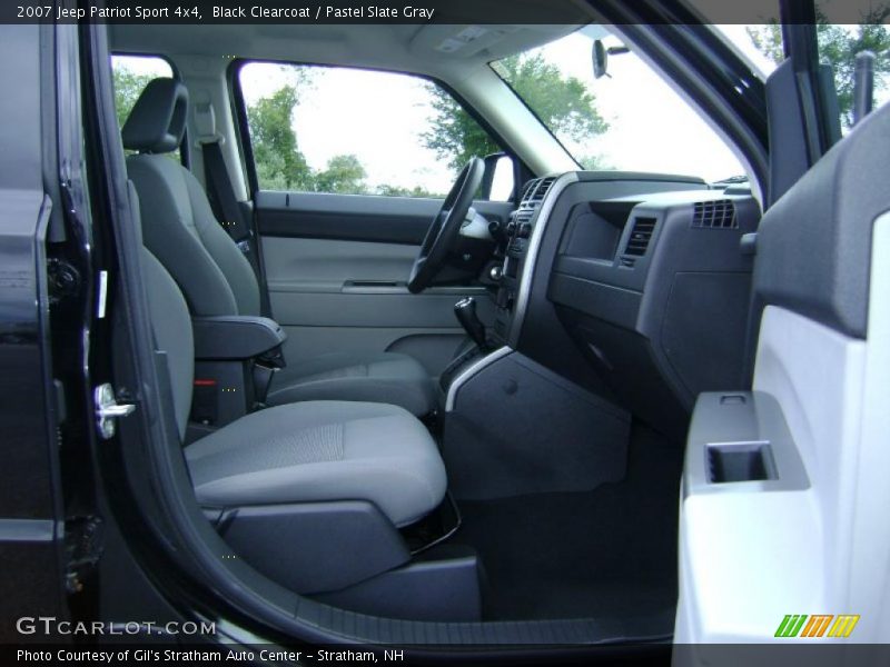 Black Clearcoat / Pastel Slate Gray 2007 Jeep Patriot Sport 4x4