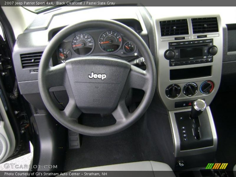 Black Clearcoat / Pastel Slate Gray 2007 Jeep Patriot Sport 4x4