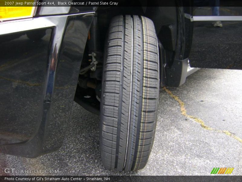 Black Clearcoat / Pastel Slate Gray 2007 Jeep Patriot Sport 4x4