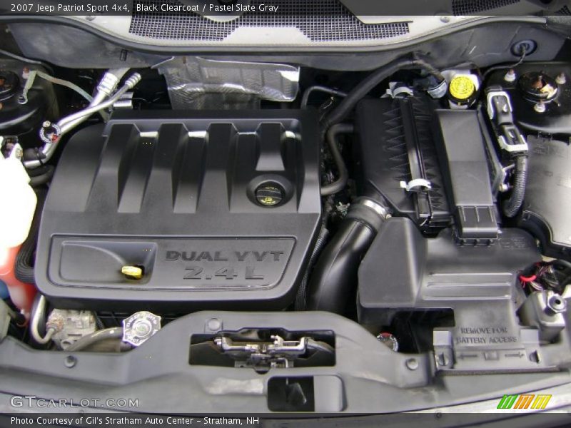 Black Clearcoat / Pastel Slate Gray 2007 Jeep Patriot Sport 4x4