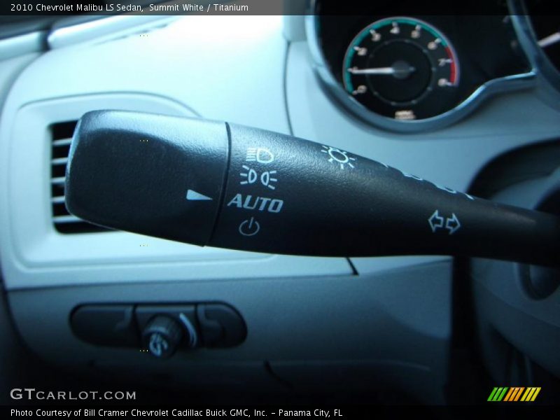 Summit White / Titanium 2010 Chevrolet Malibu LS Sedan