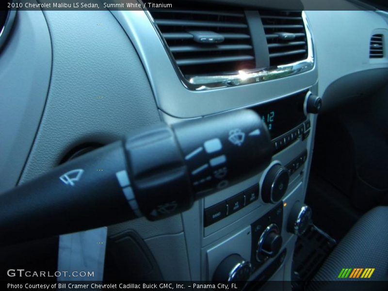 Summit White / Titanium 2010 Chevrolet Malibu LS Sedan