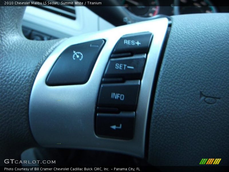 Summit White / Titanium 2010 Chevrolet Malibu LS Sedan