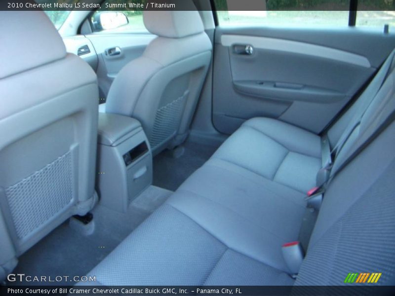 Summit White / Titanium 2010 Chevrolet Malibu LS Sedan