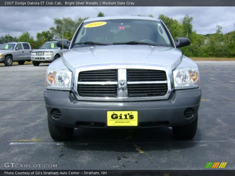 Bright Silver Metallic / Medium Slate Gray 2007 Dodge Dakota ST Club Cab