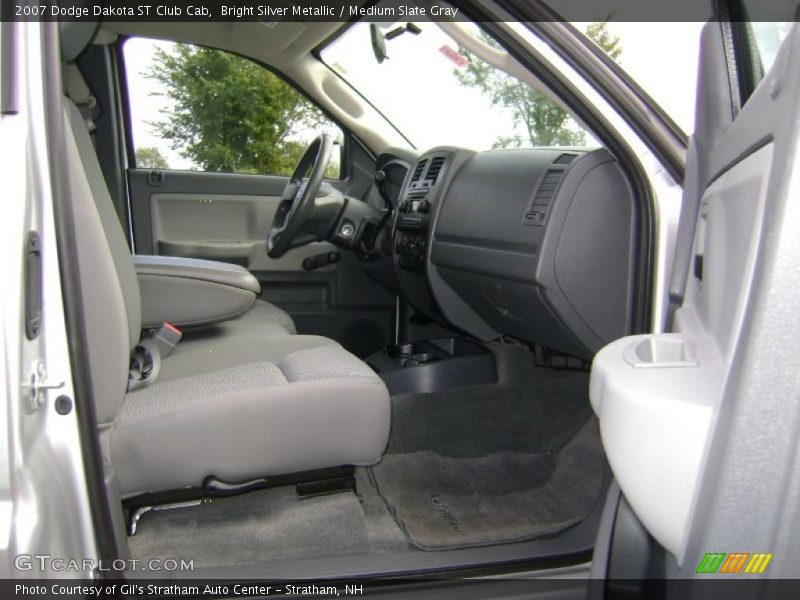 Bright Silver Metallic / Medium Slate Gray 2007 Dodge Dakota ST Club Cab