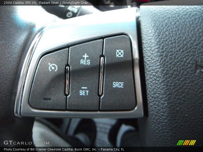 Radiant Silver / Ebony/Light Gray 2009 Cadillac SRX V6