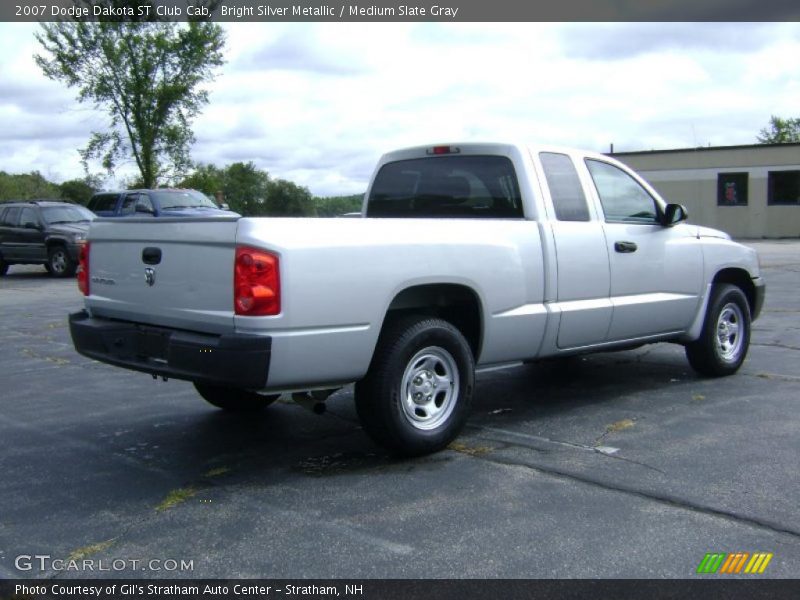 Bright Silver Metallic / Medium Slate Gray 2007 Dodge Dakota ST Club Cab