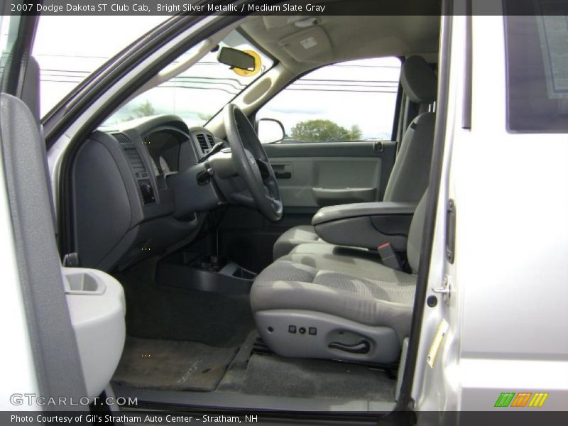 Bright Silver Metallic / Medium Slate Gray 2007 Dodge Dakota ST Club Cab