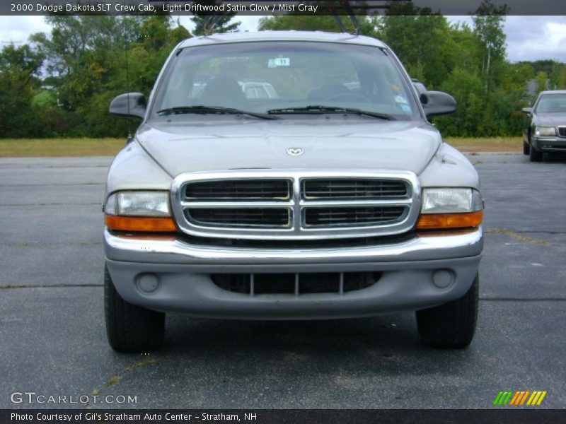 Light Driftwood Satin Glow / Mist Gray 2000 Dodge Dakota SLT Crew Cab
