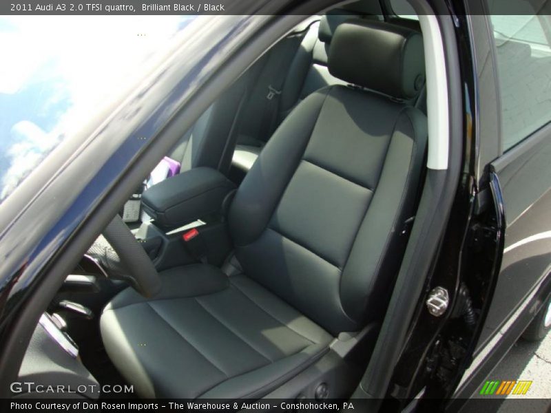 Brilliant Black / Black 2011 Audi A3 2.0 TFSI quattro