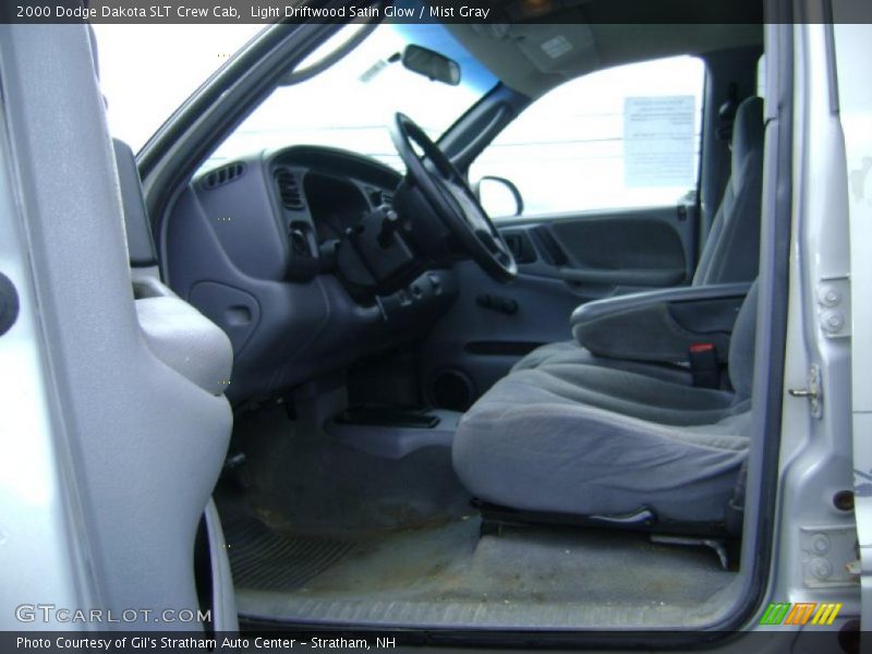 Light Driftwood Satin Glow / Mist Gray 2000 Dodge Dakota SLT Crew Cab