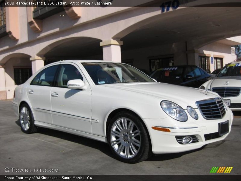 Arctic White / Cashmere 2008 Mercedes-Benz E 350 Sedan