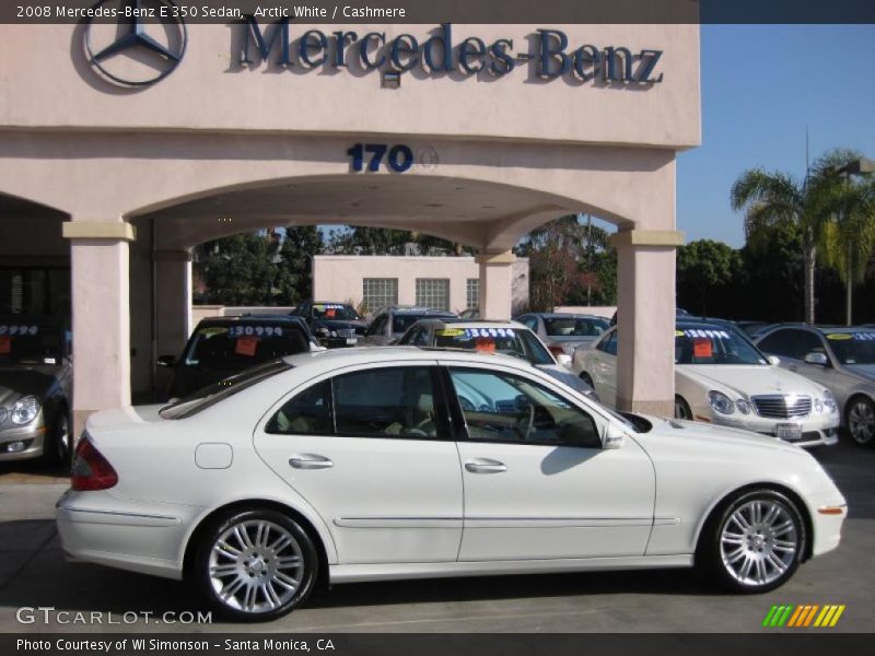Arctic White / Cashmere 2008 Mercedes-Benz E 350 Sedan