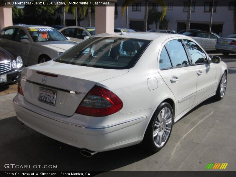 Arctic White / Cashmere 2008 Mercedes-Benz E 350 Sedan