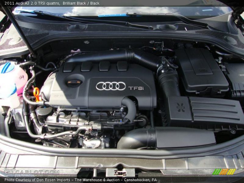 Brilliant Black / Black 2011 Audi A3 2.0 TFSI quattro