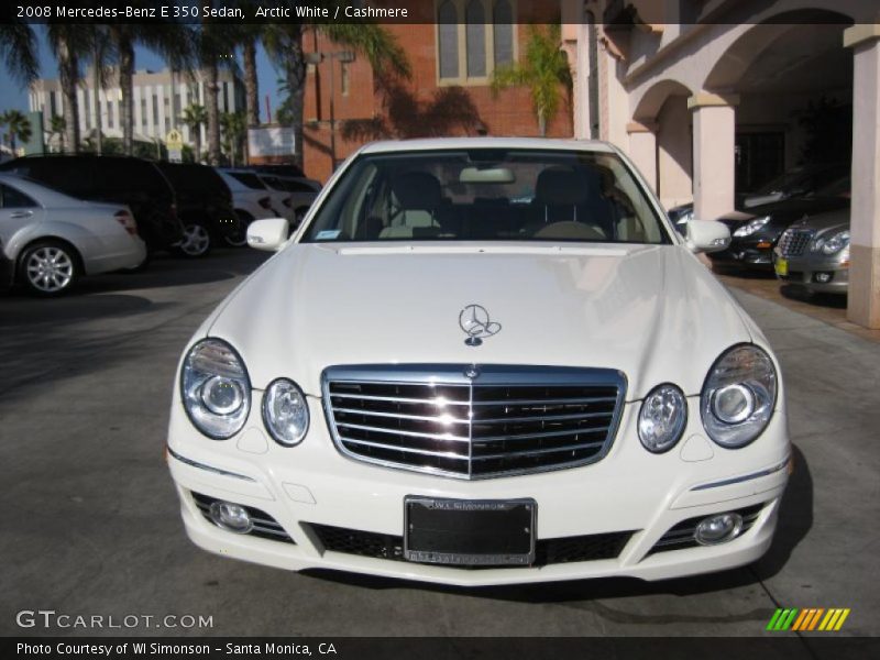 Arctic White / Cashmere 2008 Mercedes-Benz E 350 Sedan