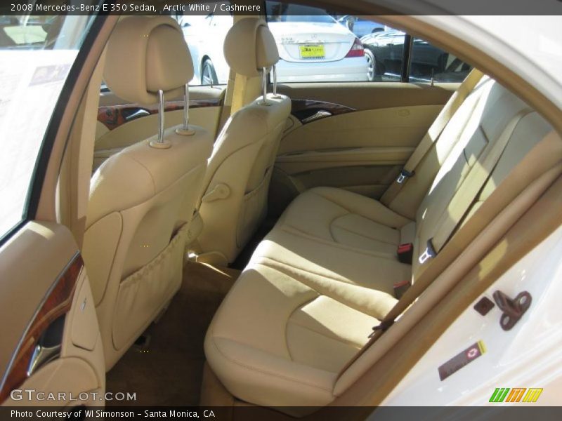 Arctic White / Cashmere 2008 Mercedes-Benz E 350 Sedan