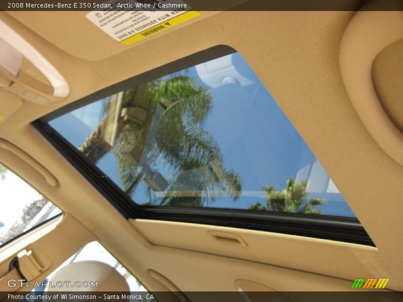Arctic White / Cashmere 2008 Mercedes-Benz E 350 Sedan