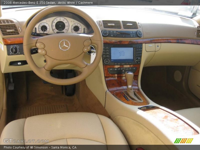 Arctic White / Cashmere 2008 Mercedes-Benz E 350 Sedan