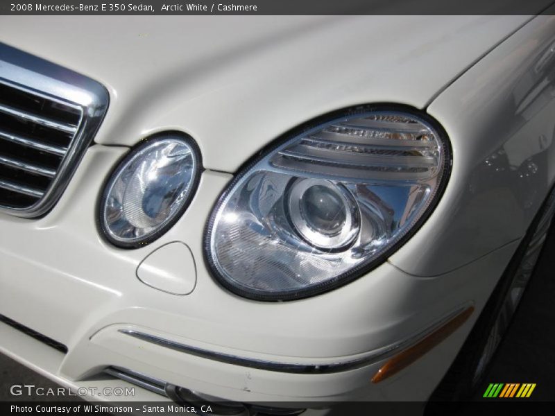 Arctic White / Cashmere 2008 Mercedes-Benz E 350 Sedan