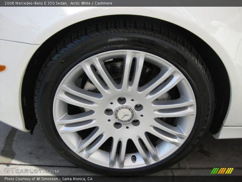 Arctic White / Cashmere 2008 Mercedes-Benz E 350 Sedan