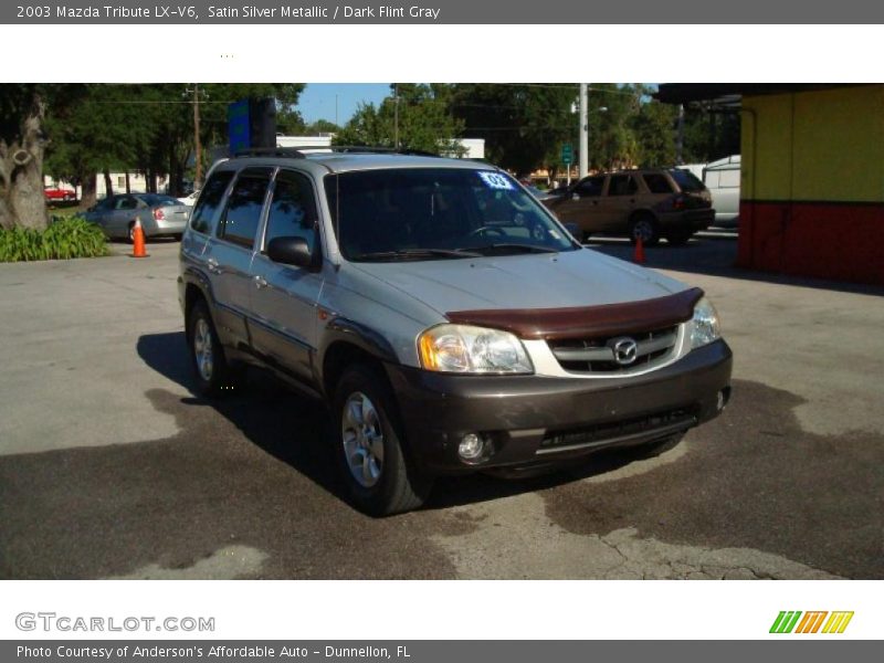 Satin Silver Metallic / Dark Flint Gray 2003 Mazda Tribute LX-V6