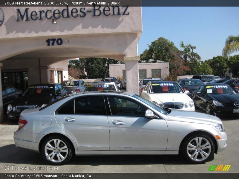 Iridium Silver Metallic / Black 2009 Mercedes-Benz C 300 Luxury