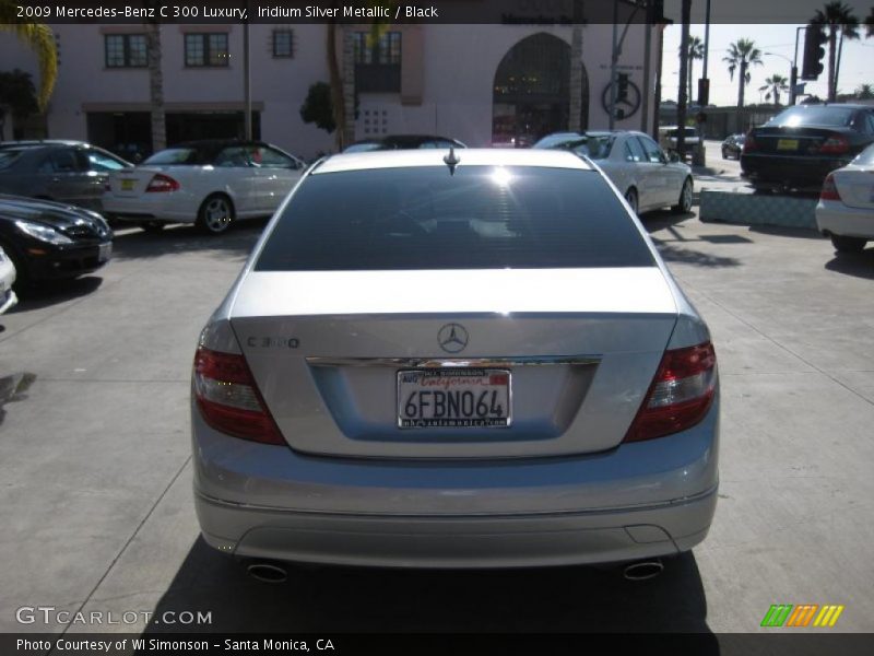 Iridium Silver Metallic / Black 2009 Mercedes-Benz C 300 Luxury