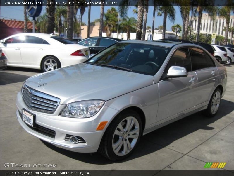 Iridium Silver Metallic / Black 2009 Mercedes-Benz C 300 Luxury