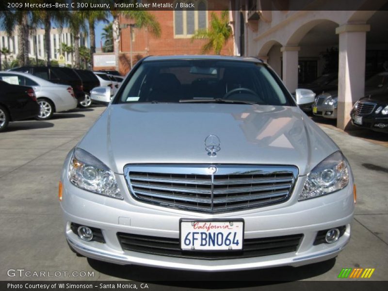 Iridium Silver Metallic / Black 2009 Mercedes-Benz C 300 Luxury