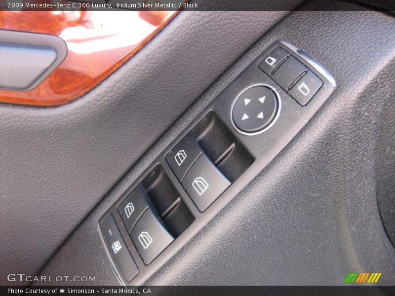 Iridium Silver Metallic / Black 2009 Mercedes-Benz C 300 Luxury