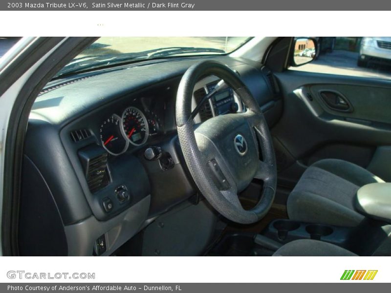 Satin Silver Metallic / Dark Flint Gray 2003 Mazda Tribute LX-V6