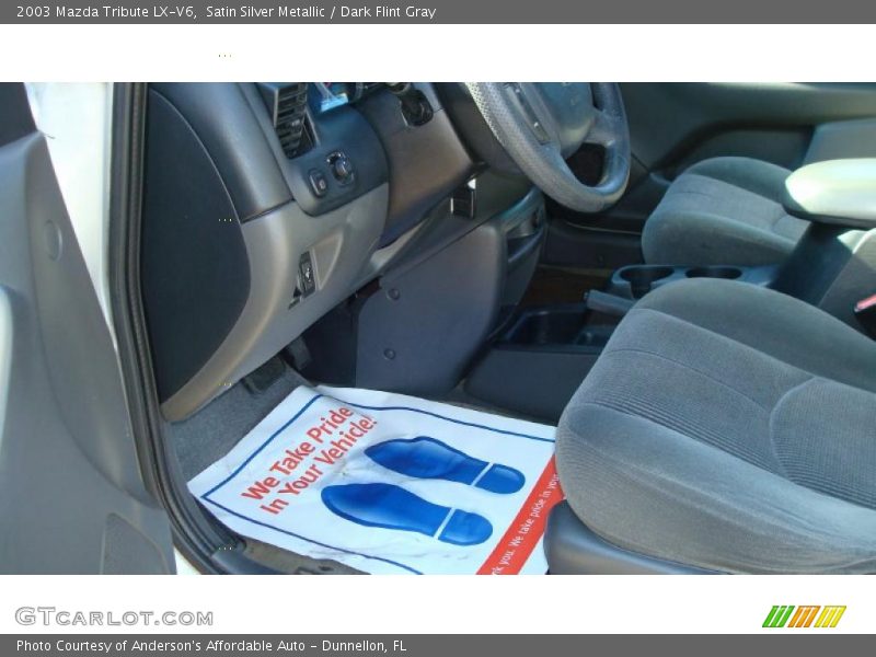 Satin Silver Metallic / Dark Flint Gray 2003 Mazda Tribute LX-V6