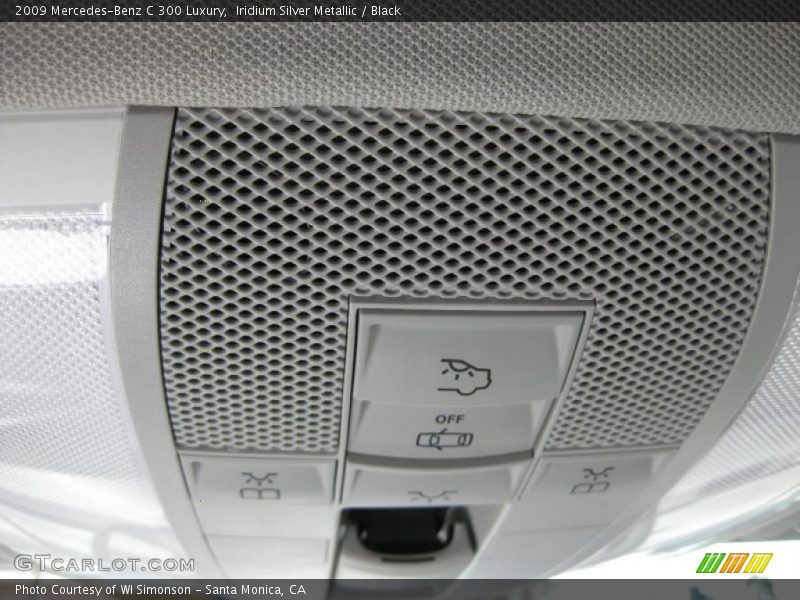 Iridium Silver Metallic / Black 2009 Mercedes-Benz C 300 Luxury