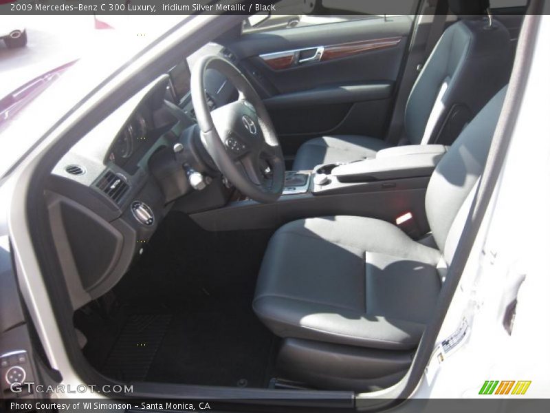 Iridium Silver Metallic / Black 2009 Mercedes-Benz C 300 Luxury