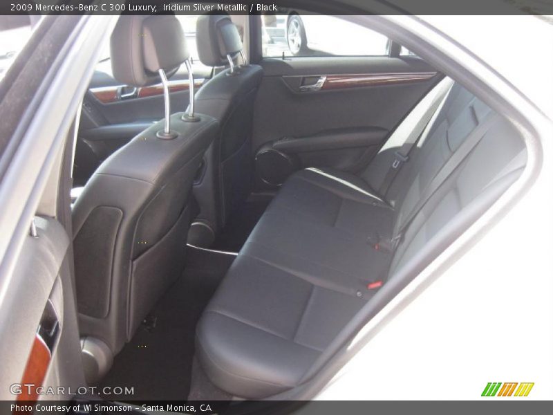 Iridium Silver Metallic / Black 2009 Mercedes-Benz C 300 Luxury