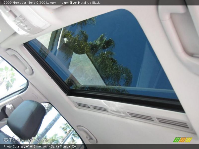 Iridium Silver Metallic / Black 2009 Mercedes-Benz C 300 Luxury