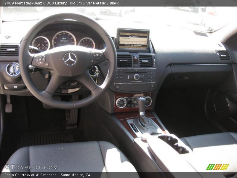 Iridium Silver Metallic / Black 2009 Mercedes-Benz C 300 Luxury